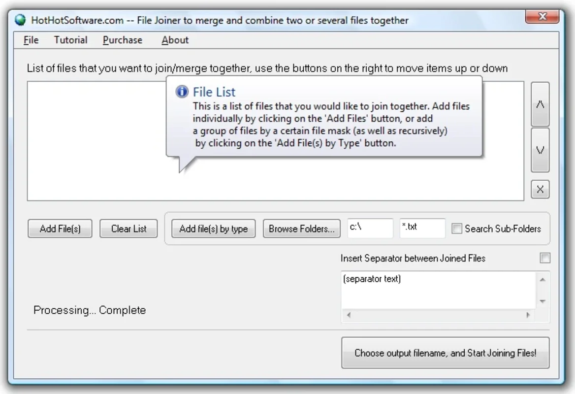 File Joiner for Windows - Effortless File Merging