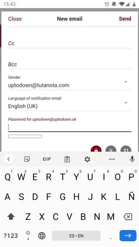 Tuta for Android - Secure Email App