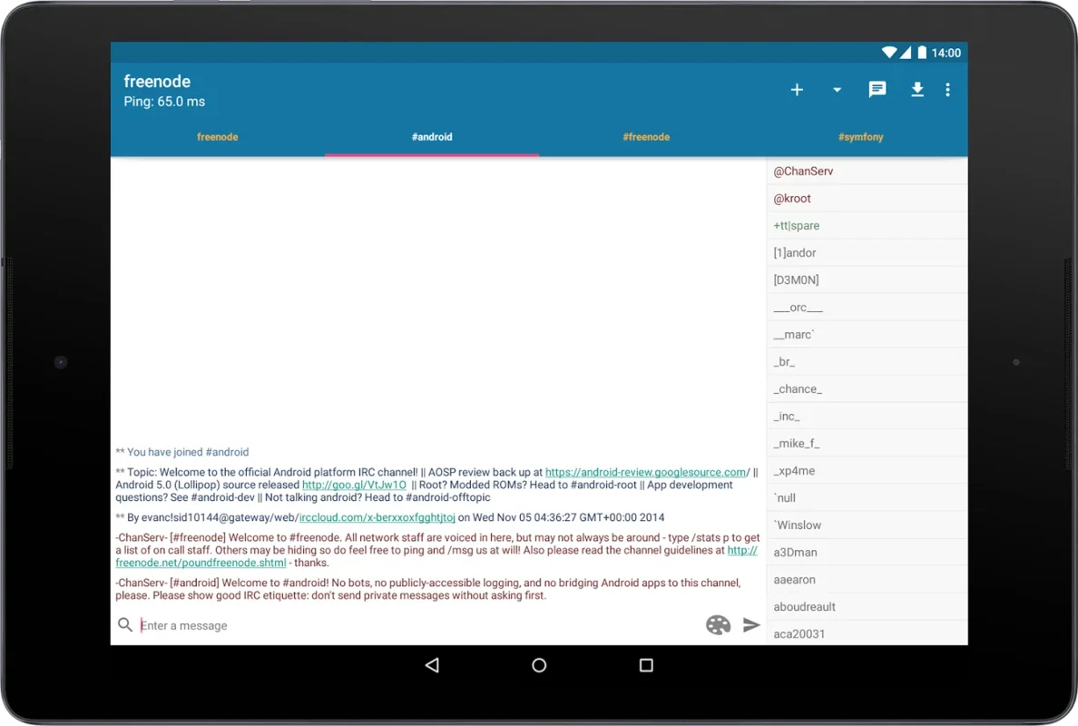 AndroIRC for Android - Connect Seamlessly with IRC