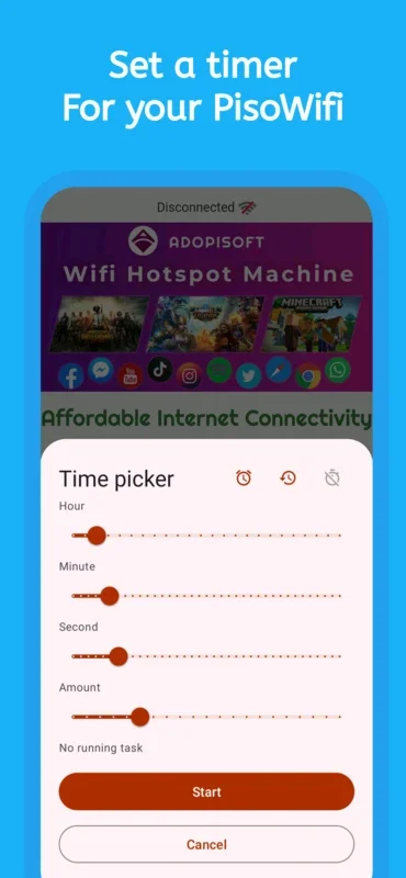 PisoWifi Timer for Android - Control Your Vending Machine