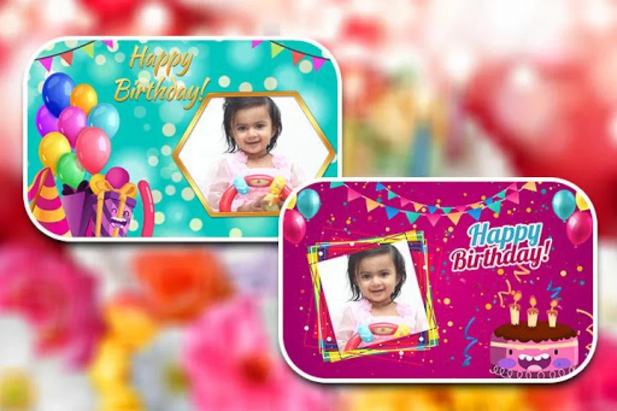 Birthday Photo Frames for Android - Customize Photos