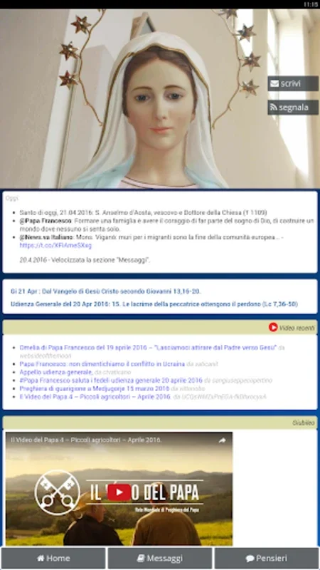 Maria a Medjugorje for Android - Spiritual Companion App