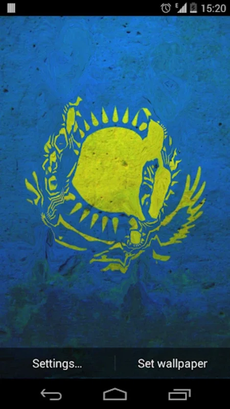 Flag of Kazakhstan Wallpapers for Android - No Downloading Needed