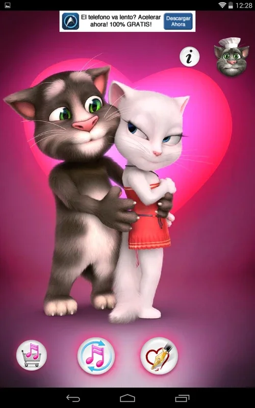 Tom's Love Letters for Android - See Tom and Angela's Love