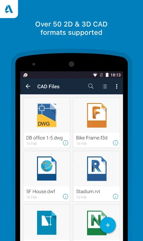 A360 for Android - View 50+ CAD Formats