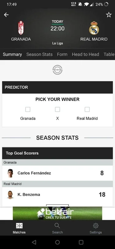 Soccerway for Android: Stay Informed with Live Scores