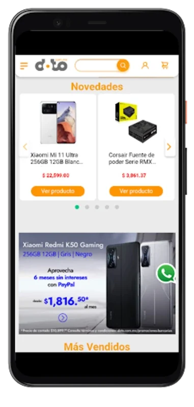 doto.com.mx for Android - Exclusive Electronics Shopping