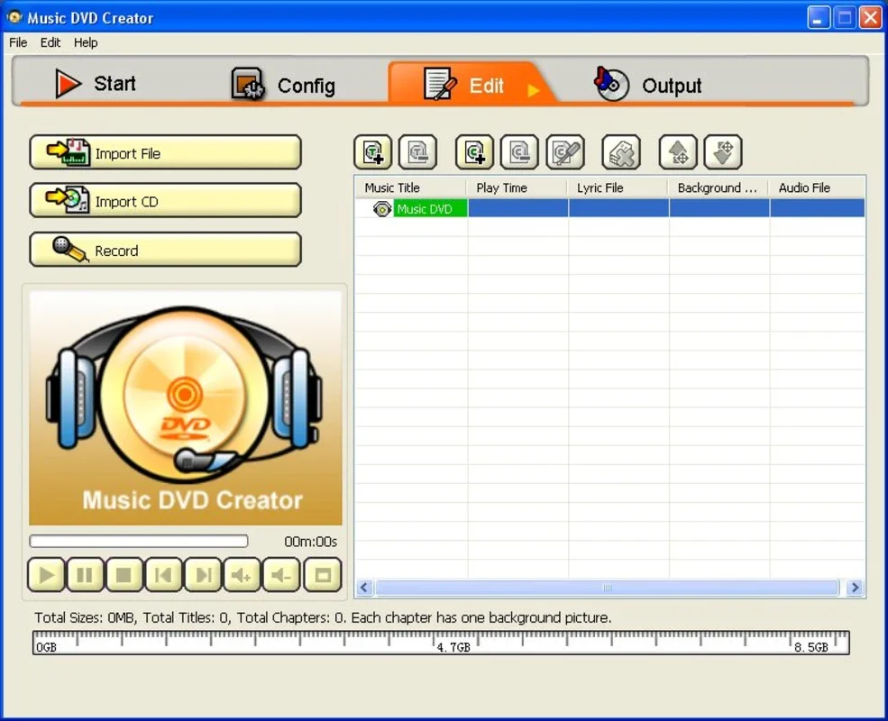 Music DVD Creator for Windows - Create Professional Music DVDs