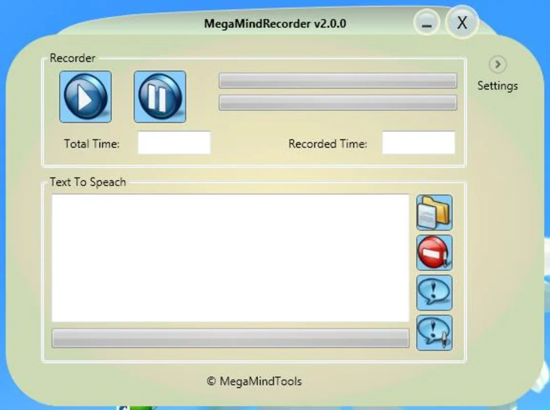 MegaMind Recorder for Windows - Advanced Audio Recording