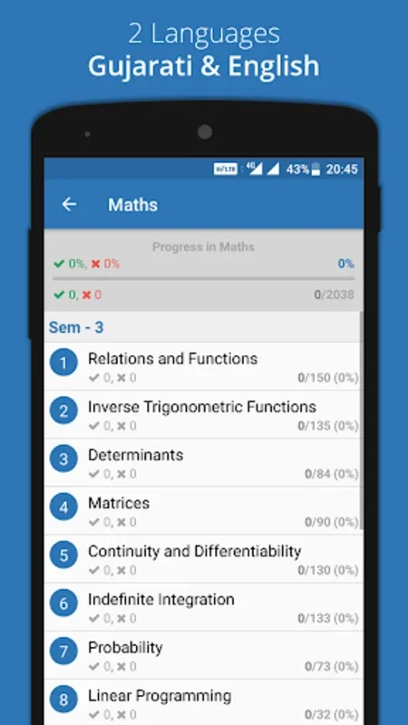 GUJCET MCQ 2022 Group-A for Android - Comprehensive Prep