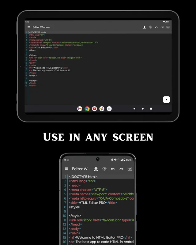 HTML Editor PRO - with Ai for Android: Advanced Web Creation