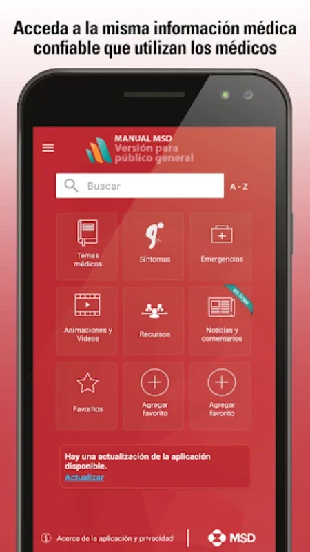 Manual MSD público general for Android: Comprehensive Health Info