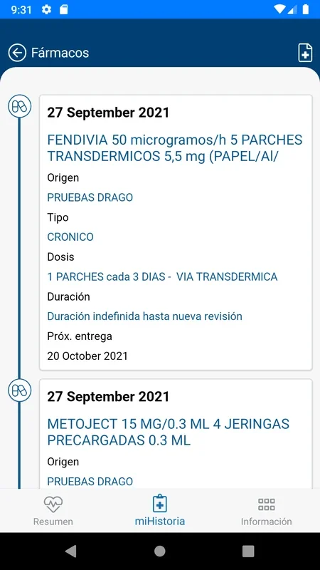 miHistoria for Android - Document Your Life