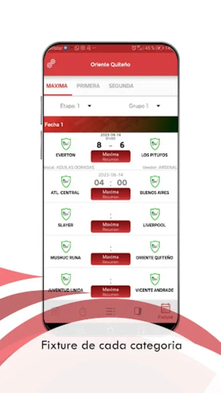 Liga Oriente Quiteño for Android: Comprehensive Championship Updates