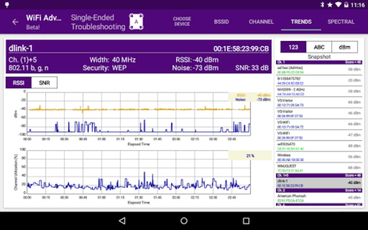 WiFi Advisor for Android: Optimize WiFi Networks