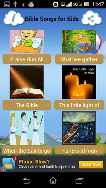 Bible Songs for Kids (Offline) for Android - Spiritual Music for Kids