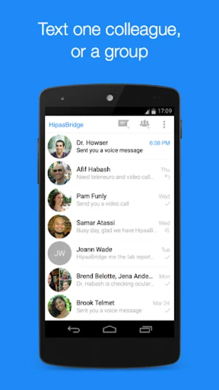 HipaaChat for Android - Secure Messaging for Healthcare