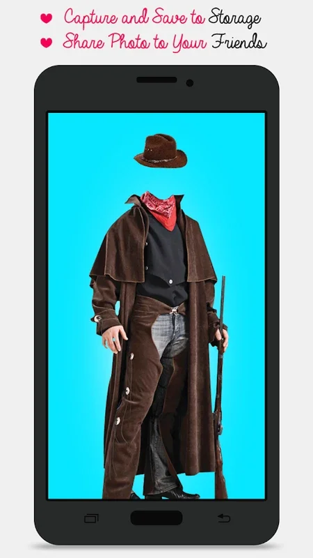 Cowboy Photo Dresses for Android - Add a Western Twist to Your Photos