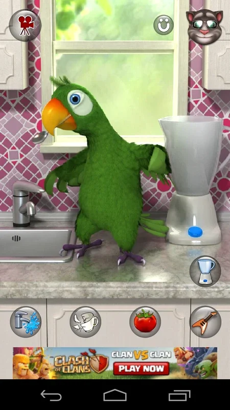 Talking Pierre on Android: An Entertaining Virtual Pet