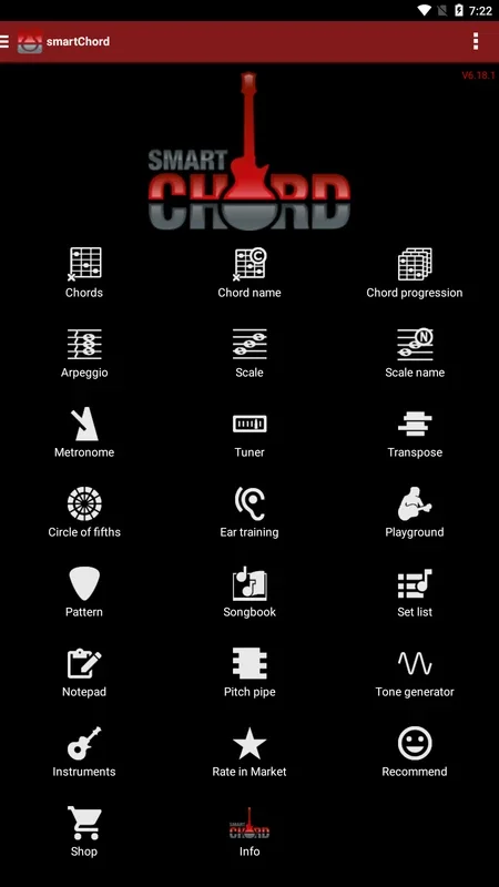 smartChord for Android - A Comprehensive Musical Tool