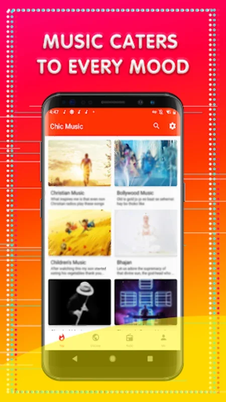 Chic Music for Android - Unlimited Music Streaming