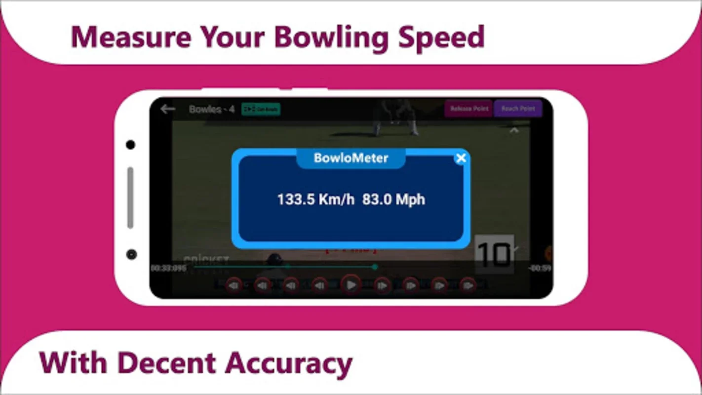 BowloMeter - Check Bowl Speed for Android: Analyze Bowling Speed