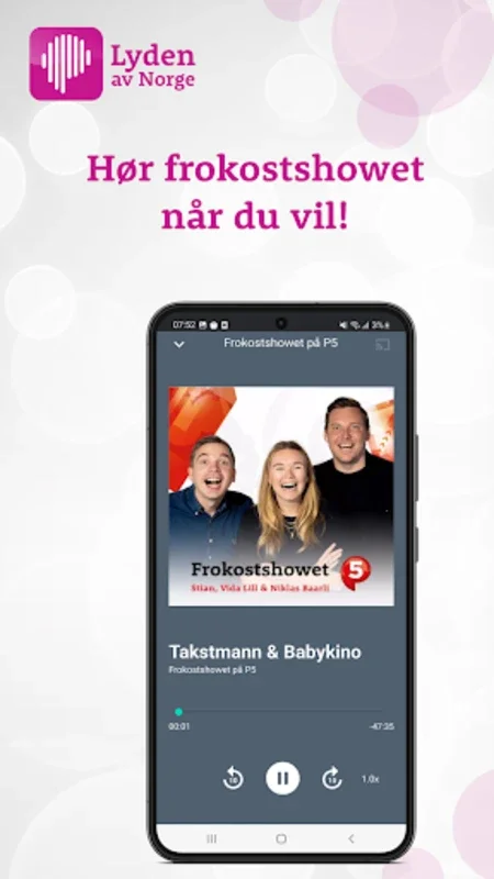 P4 Radio for Android - Enjoy Norwegian Radio and Podcasts