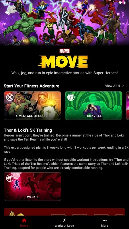 ZRX: Zombies Run + Marvel Move for Android - Thrilling Fitness App