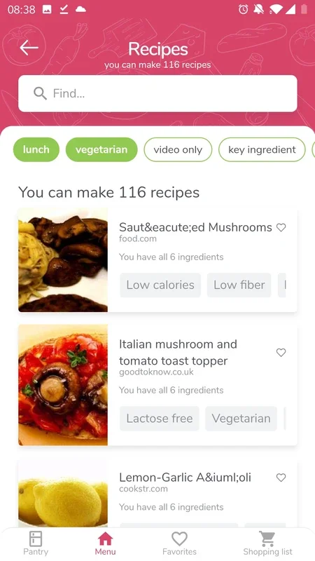 Supercook for Android - No Downloading Needed! Find Recipes with What You Have