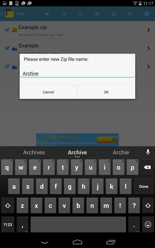 iZip Free for Android: Efficient ZIP File Management