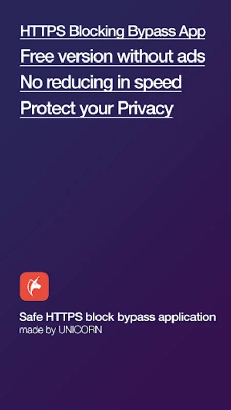 Unicorn HTTPS: Fast Bypass DPI for Android - Unrestricted Web Access