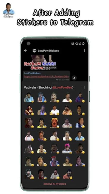 VadiStick - Vadivelu Stickers for Android: Enhance Chats