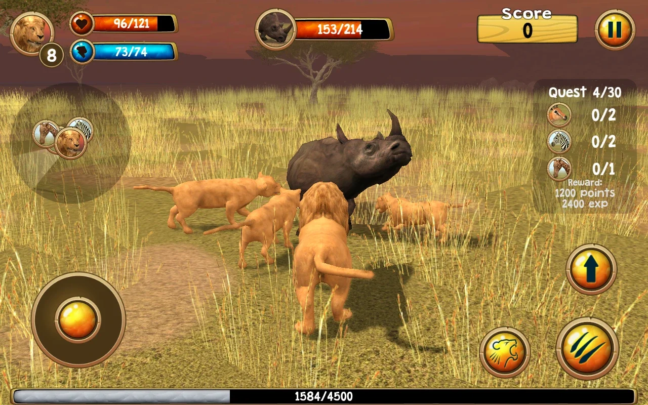 Wild Lion Simulator for Android - Immerse in the Jungle