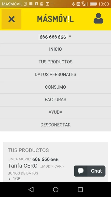 MásMóvil for Android - Manage Your Services Easily