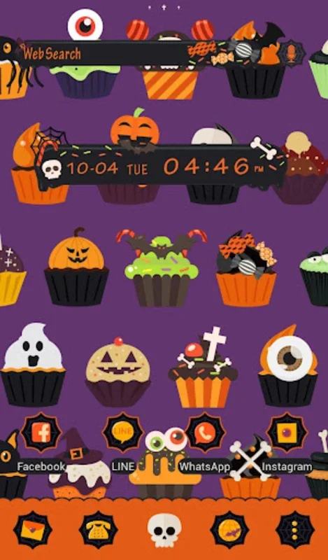 Halloween Cupcakes Theme for Android - Add Spooky Fun to Your Device