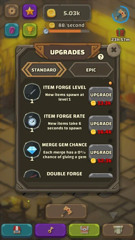 Blacksmith - Merge Idle RPG for Android: Forge the Best Swords