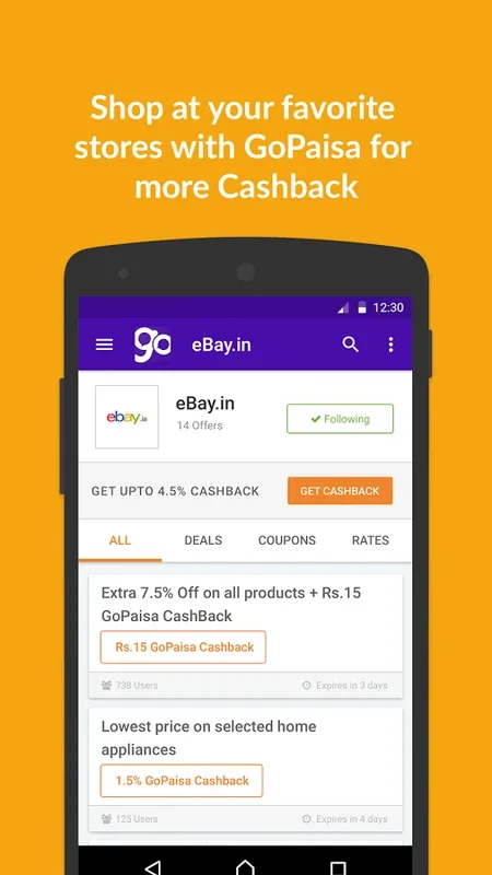 GoPaisa for Android - Unlock Huge Savings