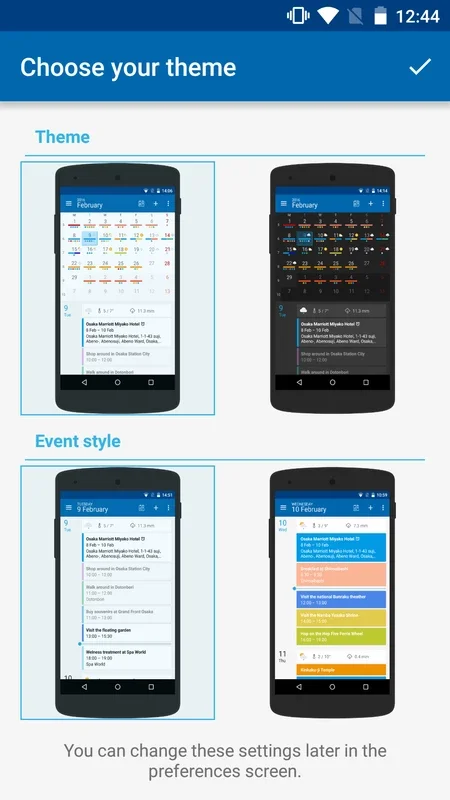 DigiCal for Android - Customizable Calendar App