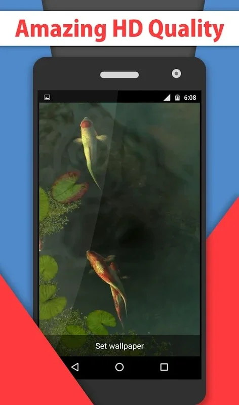 Koi Fish Pond Video LWP for Android - Serene Visuals