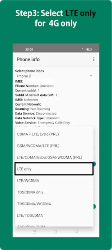 Network Type Switcher for Android: Customize Network Settings