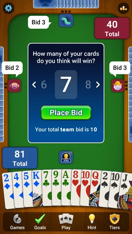 Spades for Android: Engaging Card Game