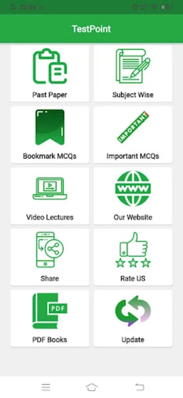 TestPoint Mcqs for Android - Offline Exam Prep App