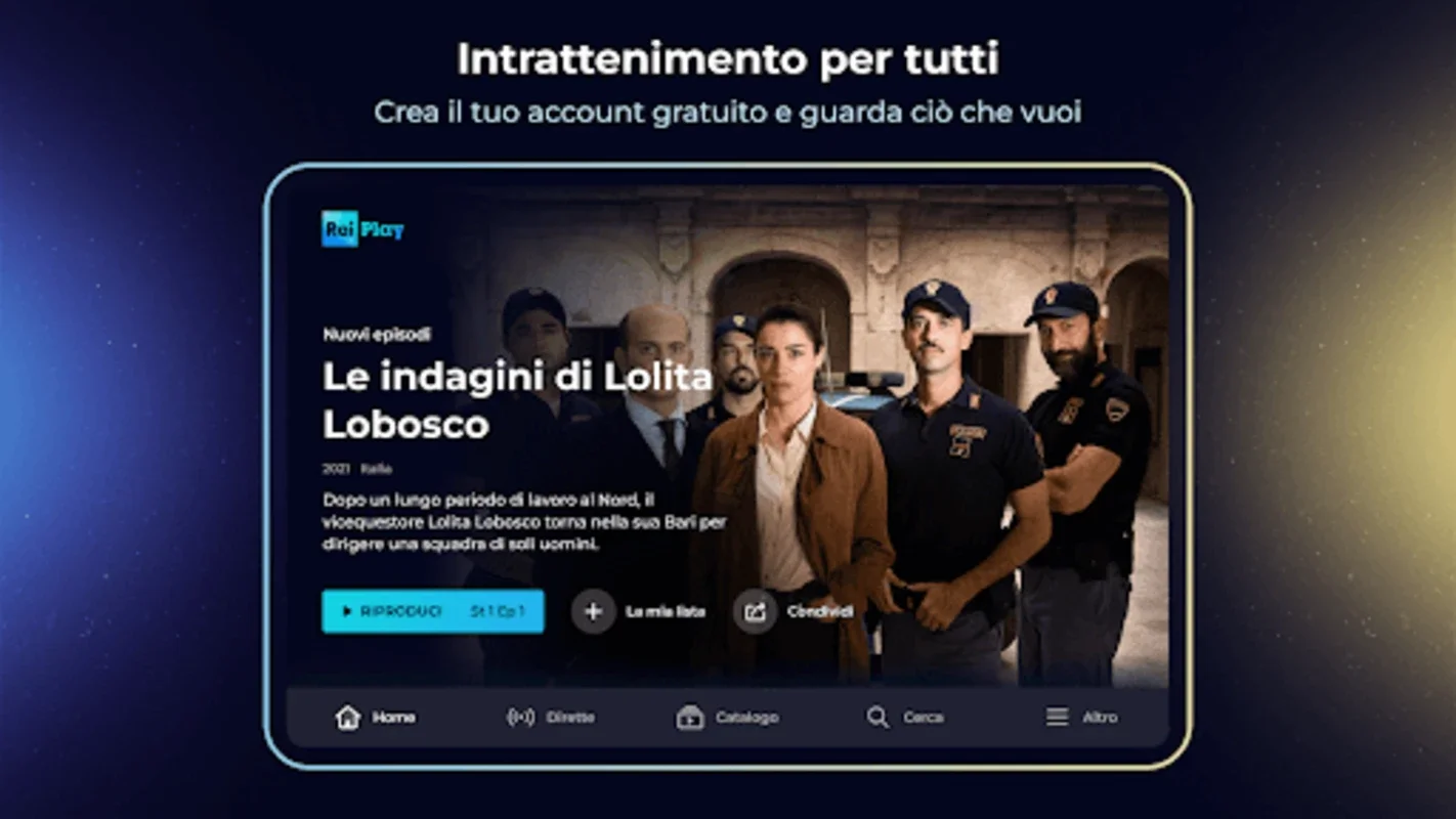 RaiPlay (Android TV): Stream Diverse Italian Content