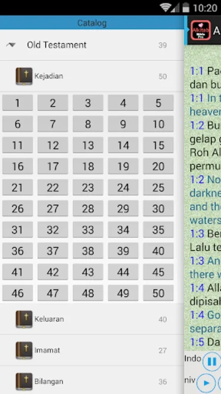 Indonesian English Audio Bible for Android - Enhance Your Spiritual Journey