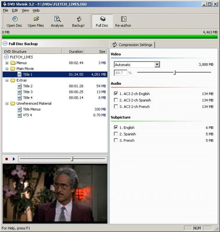 DVD Shrink: Free Windows DVD Backup Software