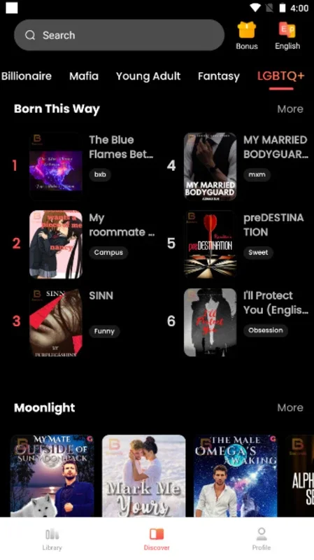 BueNovela for Android - A Romance Hub