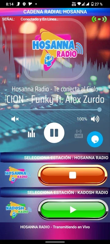 Hosanna Radio for Android - Unbeatable Radio Experience