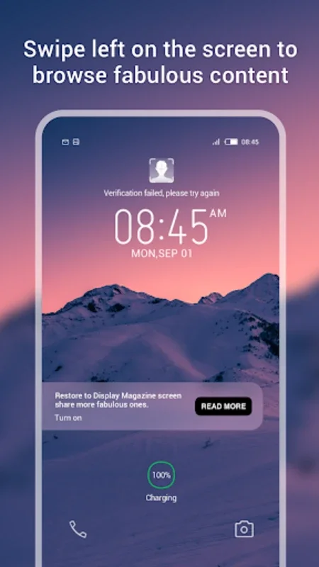 Magazine Lockscreen HiOS for Android - Unlock a World of Wonders