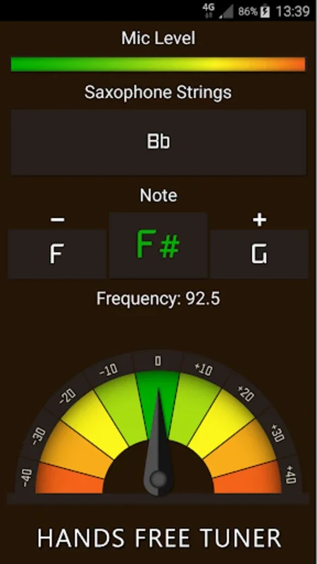 Saxophone Tuner for Android - Precise Tuning Made Easy