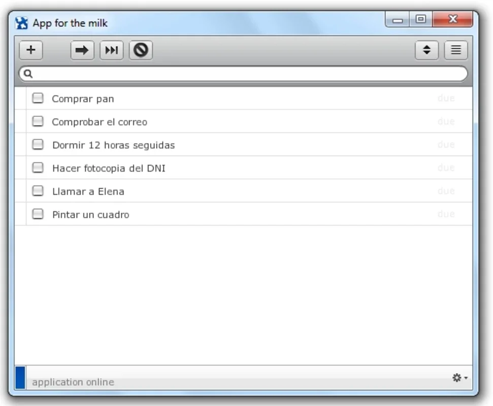 App for the milk for Windows - Manage Tasks Easily